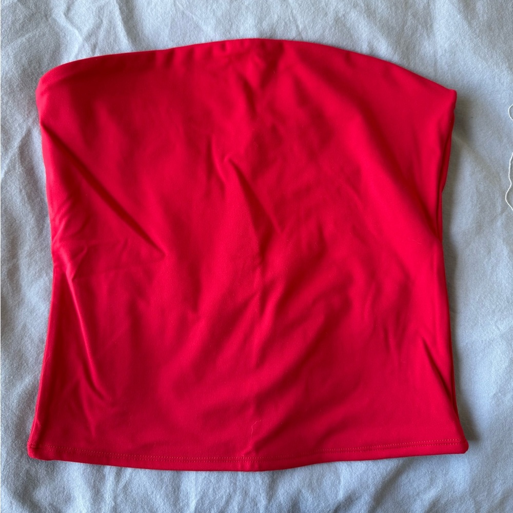 Garage red tube top